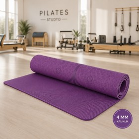 4 Mm Yoga Mat Mor 173*61 Avessa Tpe Profesyonel