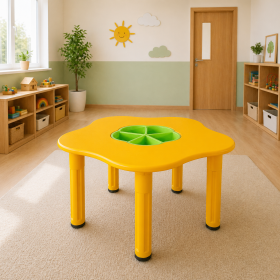 Kum Masa -Sarı King Kids