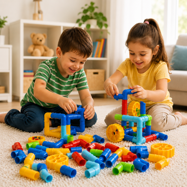 Tekerlekli Boru Lego 72 Parça Tekerlekli Boru Lego 72 Parça