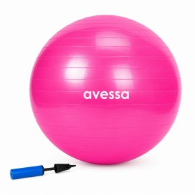 75 CM PİLATES TOPU POMPALI PEMBE AVESSA