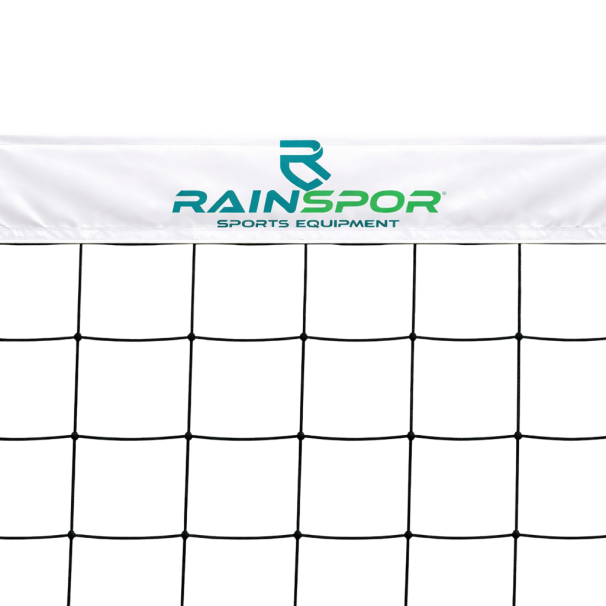 Voleybol Ağı 4 mm Beyaz-Siyah