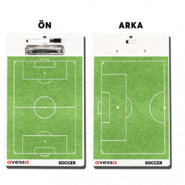 FUTBOL TAKTİK TAHTASI ÇİFT TARAFLI 24*40 CM FUTBOL TAKTİK TAHTASI ÇİFT TARAFLI 24*40 CM
