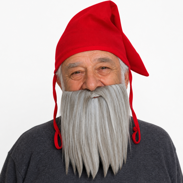 Gnome Şapka Sakal Set