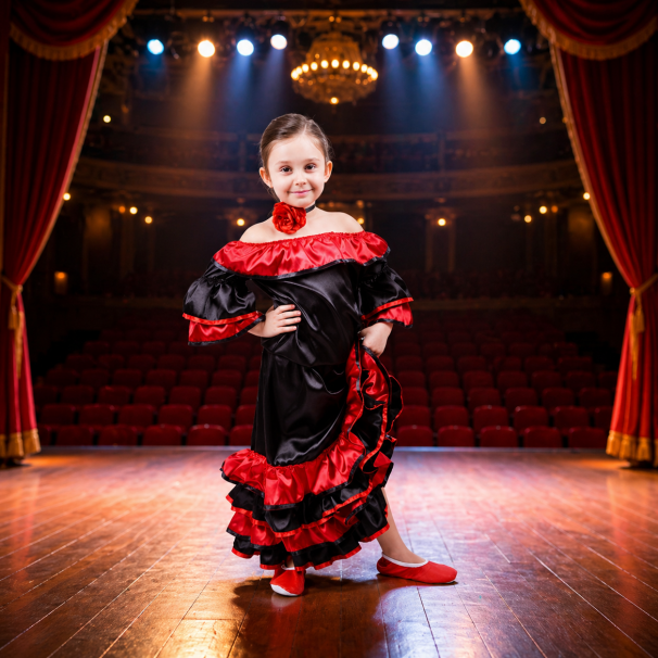 İspanyol Kiz Çocuk Kostumu