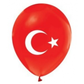 BALON TÜRK BAYRAKLI 100 LÜ (GD90 26 CM) BALON TÜRK BAYRAKLI 100 LÜ (GD90 26 CM)
