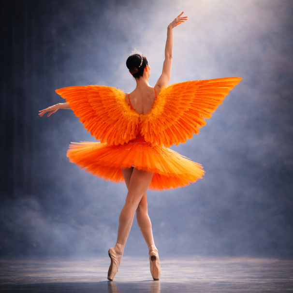 MELEK KANADI TURUNCU TÜYLÜ 76X62 MELEK KANADI TURUNCU TÜYLÜ 76X62