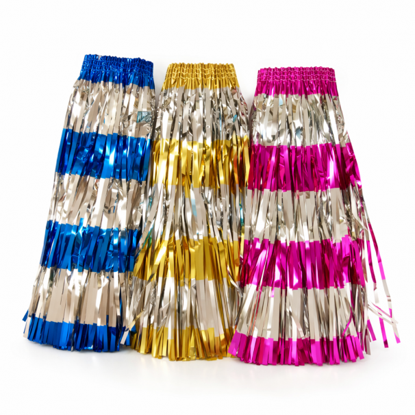 HAWAİ ETEK METALİK RENK 40 CM