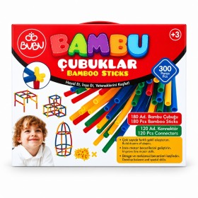 Bambu Çubukları 300 Parça
