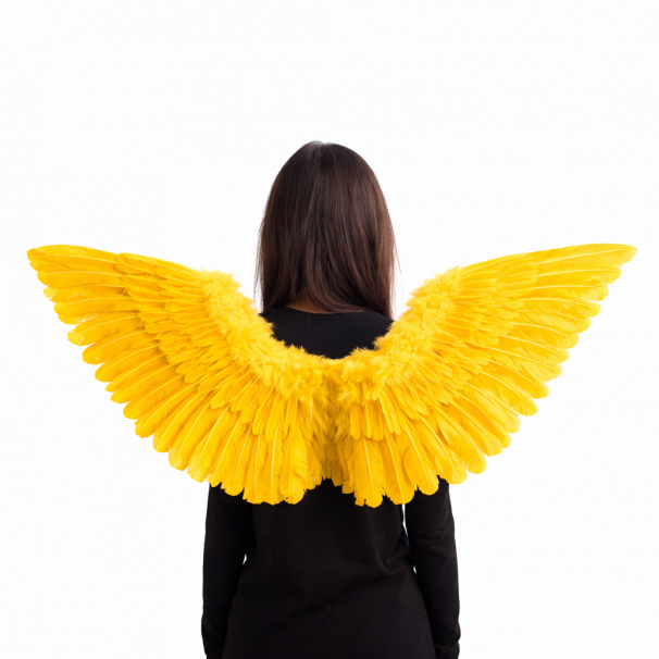 MELEK KANADI SARI TÜYLÜ 76X62 