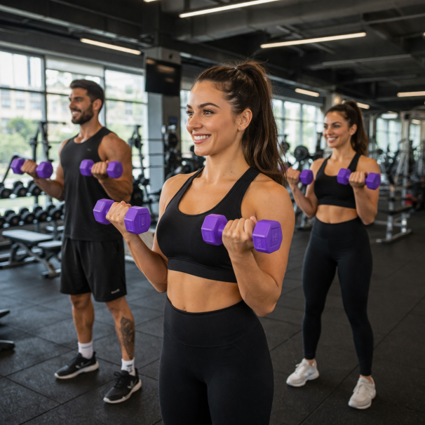 1 KG Plastik Dumbell Set 1 KG Plastik Dumbell Set