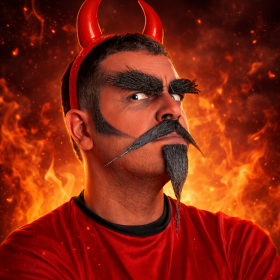 HALLOWEEN ŞEYTAN KAŞ-BIYIK-SAKAL HALLOWEEN ŞEYTAN KAŞ-BIYIK-SAKAL