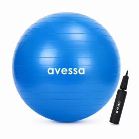 75 CM PİLATES TOPU POMPALI MAVI AVESSA 75 CM PİLATES TOPU POMPALI MAVI AVESSA