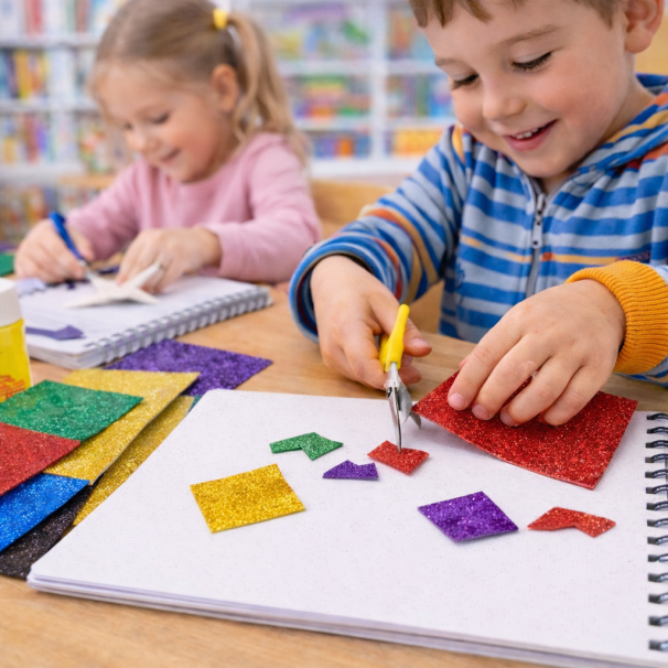 BUBU EVA SİMLİ YAPIŞKANLI 20x30CM.10 RENK 1,8 MM