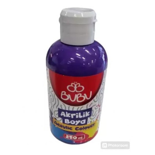 BUBU AKRİLİK BOYA 250 ML MOR