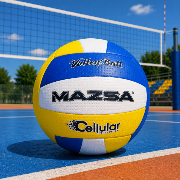 MAZSA VOLEYBOL TOPU CELLULER RUBBER BEYAZ-LACİVERT MAZSA VOLEYBOL TOPU CELLULER RUBBER BEYAZ-LACİVERT