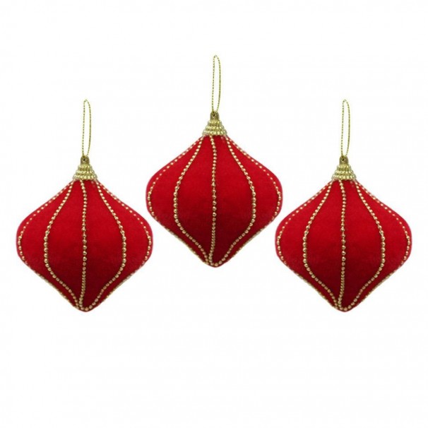 ALTIN BONCUK ŞERİTLİ KADİFE DAMLA SÜS 8 CM 3LÜ ALTIN BONCUK ŞERİTLİ KADİFE DAMLA SÜS 8 CM 3LÜ