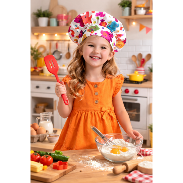 AŞÇI ŞAPKA DESENLI AŞÇI ŞAPKA DESENLI