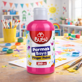 BUBU PARMAK BOYA 250 GR.PEMBE