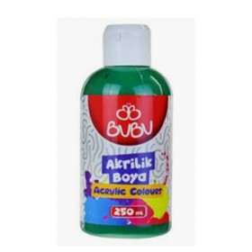 BUBU AKRİLİK BOYA 250 ML FOSFORLU YEŞİL