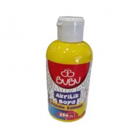 BUBU AKRİLİK BOYA 250 ML FOSFORLU SARI