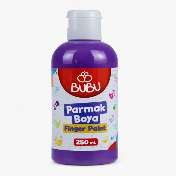 BUBU PARMAK BOYA 250 GR.MOR BUBU PARMAK BOYA 250 GR.MOR