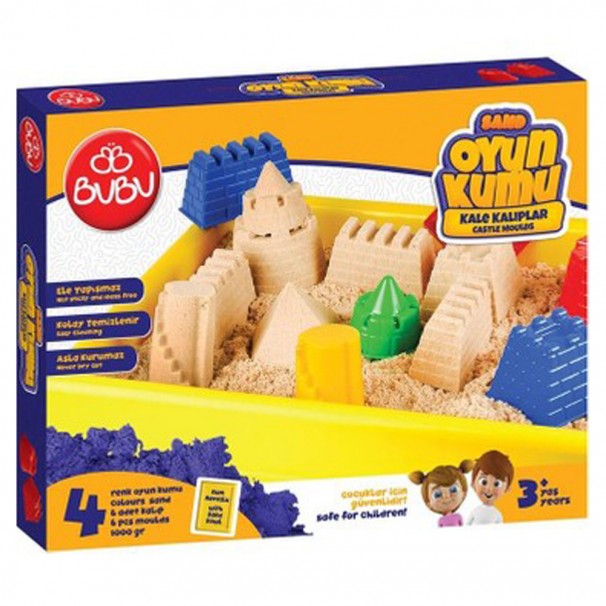 BUBU OYUN KUMU BÜYÜK HAVUZLU KALE KALIPLAR 1000GR BUBU OYUN KUMU BÜYÜK HAVUZLU KALE KALIPLAR 1000GR