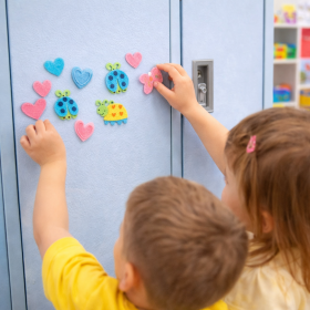 BUBU 3D KEÇE STICKER KÜÇÜK KALPLİ UĞUBÖCEKLİ