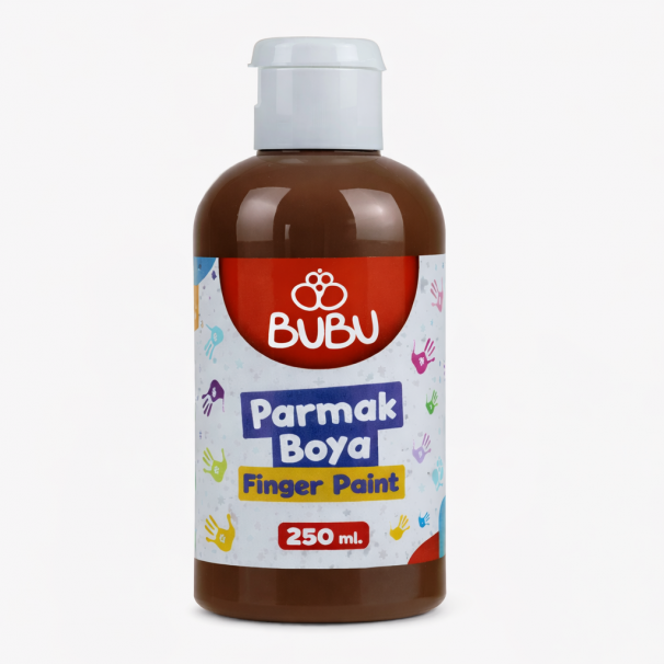 BUBU PARMAK BOYA 250 GR.KAHVERENGİ