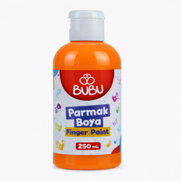 BUBU PARMAK BOYA 250 GR.TURUNCU