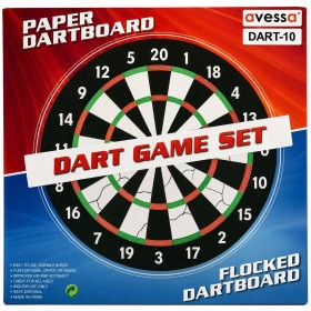 AVESSA FLOCKED DARTBOARD DART SETİ DART-10 AVESSA FLOCKED DARTBOARD DART SETİ DART-10