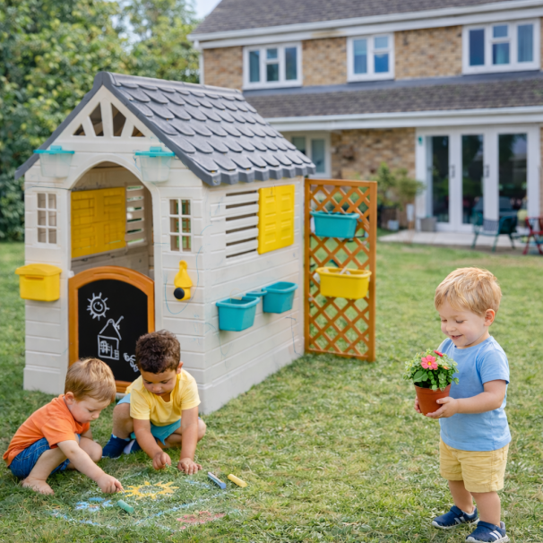 AKSESUARLI OYUN EVİ YEŞİL DOLU