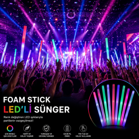 FOAM STICK LEDLİ SÜNGER FOAM STICK LEDLİ SÜNGER