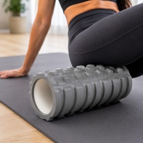 AVESSA FOAM ROLLER KISA 14*33 CM AÇIK GRİ