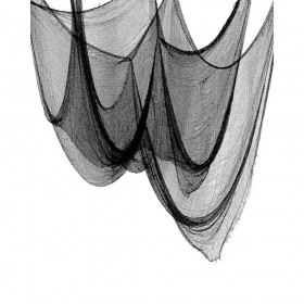 DEKOR FİLE SİYAH ÖRTÜ 76X198 CM 