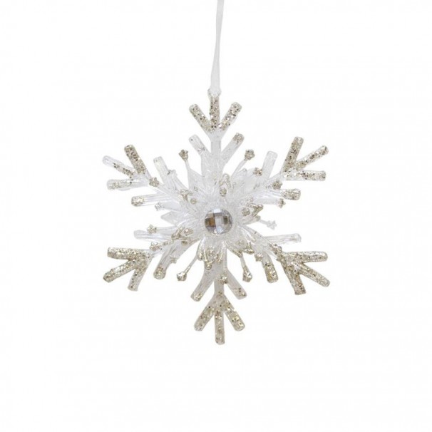 PULLU ŞEFFAF KAR TANESİ AĞAÇ SÜSÜ PULLU ŞEFFAF KAR TANESİ AĞAÇ SÜSÜ