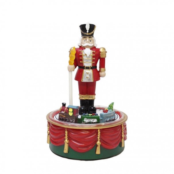 KURŞUN ASKER MÜZİKLİ DÖNEN 22 CM LEDLİ 