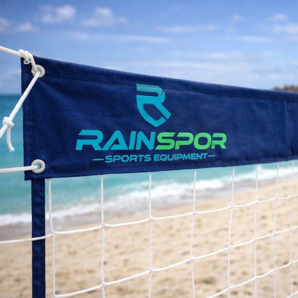 Voleybol Filesi Ağı 4 mm Lacivert-Beyaz