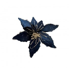 YILBAŞI ÇİÇEĞİ SAKS MAVİSİ KUMAŞ YILBAŞI ÇİÇEĞİ SAKS MAVİSİ KUMAŞ