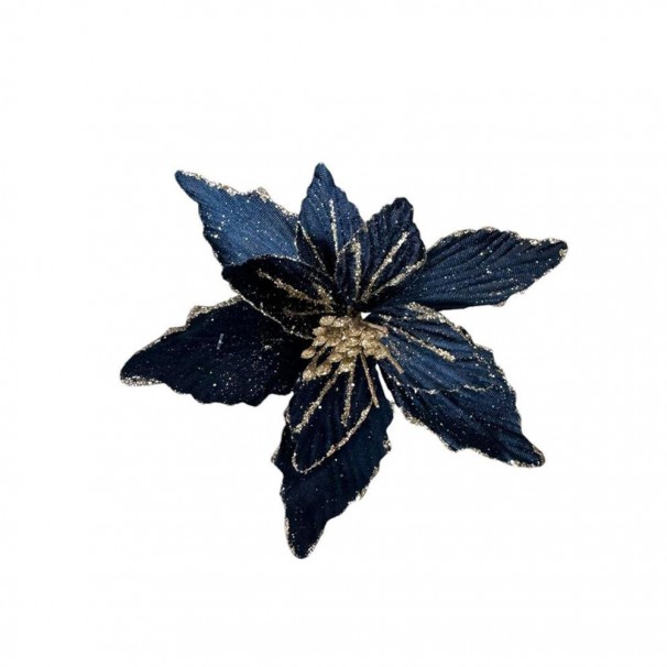 YILBAŞI ÇİÇEĞİ SAKS MAVİSİ KUMAŞ YILBAŞI ÇİÇEĞİ SAKS MAVİSİ KUMAŞ