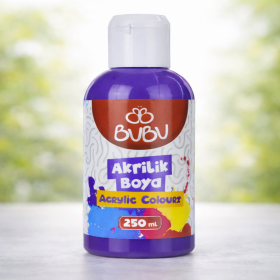 BUBU AKRİLİK BOYA 250 ML MOR BUBU AKRİLİK BOYA 250 ML MOR