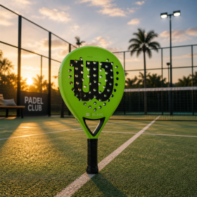 PADEL RAKET GREEN 2 BLADE TEAM V2 WR067421U2