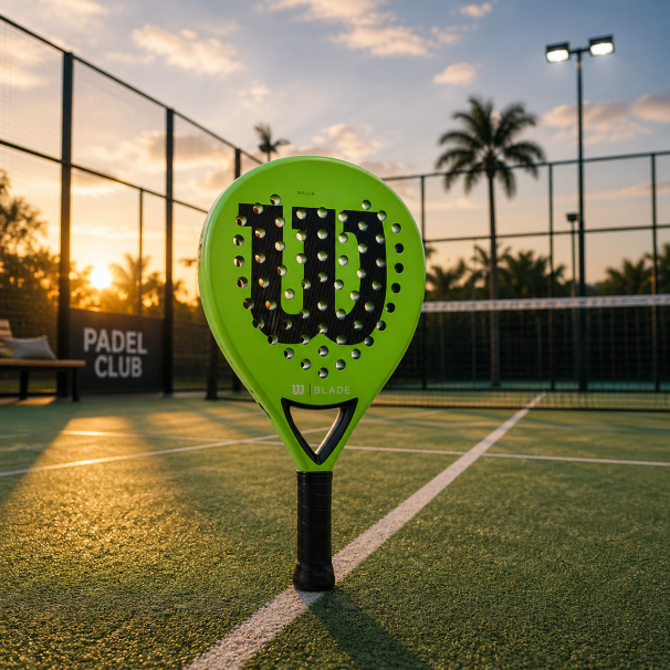 PADEL RAKET GREEN 2 BLADE TEAM V2 WR067421U2