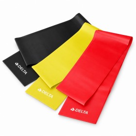 DELTA PİLATES BANT 3 LÜ SET DELTA PİLATES BANT 3 LÜ SET