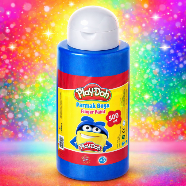 PLAYDOH PARMAK BOYA 500 GR MAVİ