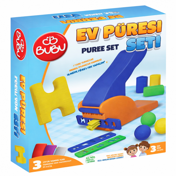 BU-BU OYUN HAMURU SETİ PÜRE (S) BU-BU OYUN HAMURU SETİ PÜRE (S)