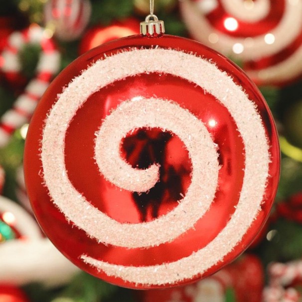 SPİRAL ŞEKER KIRMIZI BEYAZ 20 CM SPİRAL ŞEKER KIRMIZI BEYAZ 20 CM