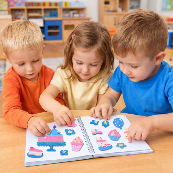 BUBU 3D EVA STİCKER KEK PARTİSİ BUBU 3D EVA STİCKER KEK PARTİSİ