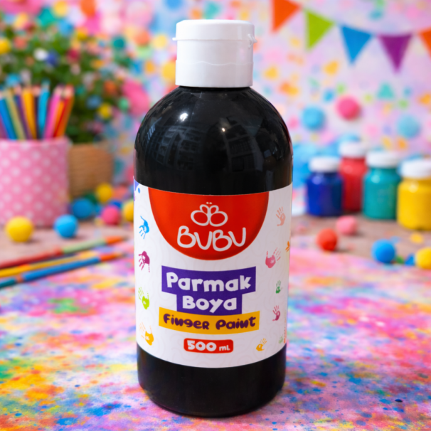 BUBU PARMAK BOYA 500 GR.SİYAH