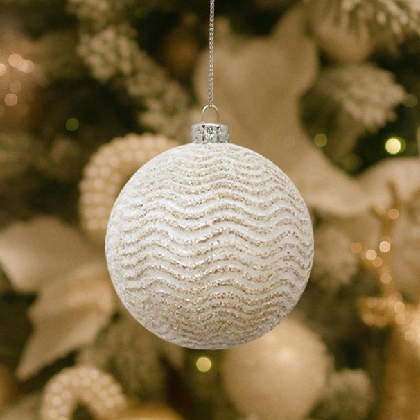 DALGA SİM ŞERİTLİ ŞAMPANYA TOP 8 CM 3 LÜ