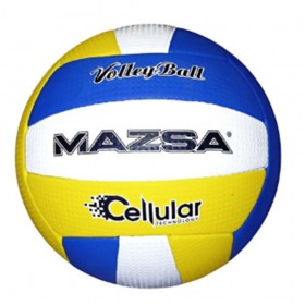 MAZSA VOLEYBOL TOPU CELLULER RUBBER BEYAZ-LACİVERT